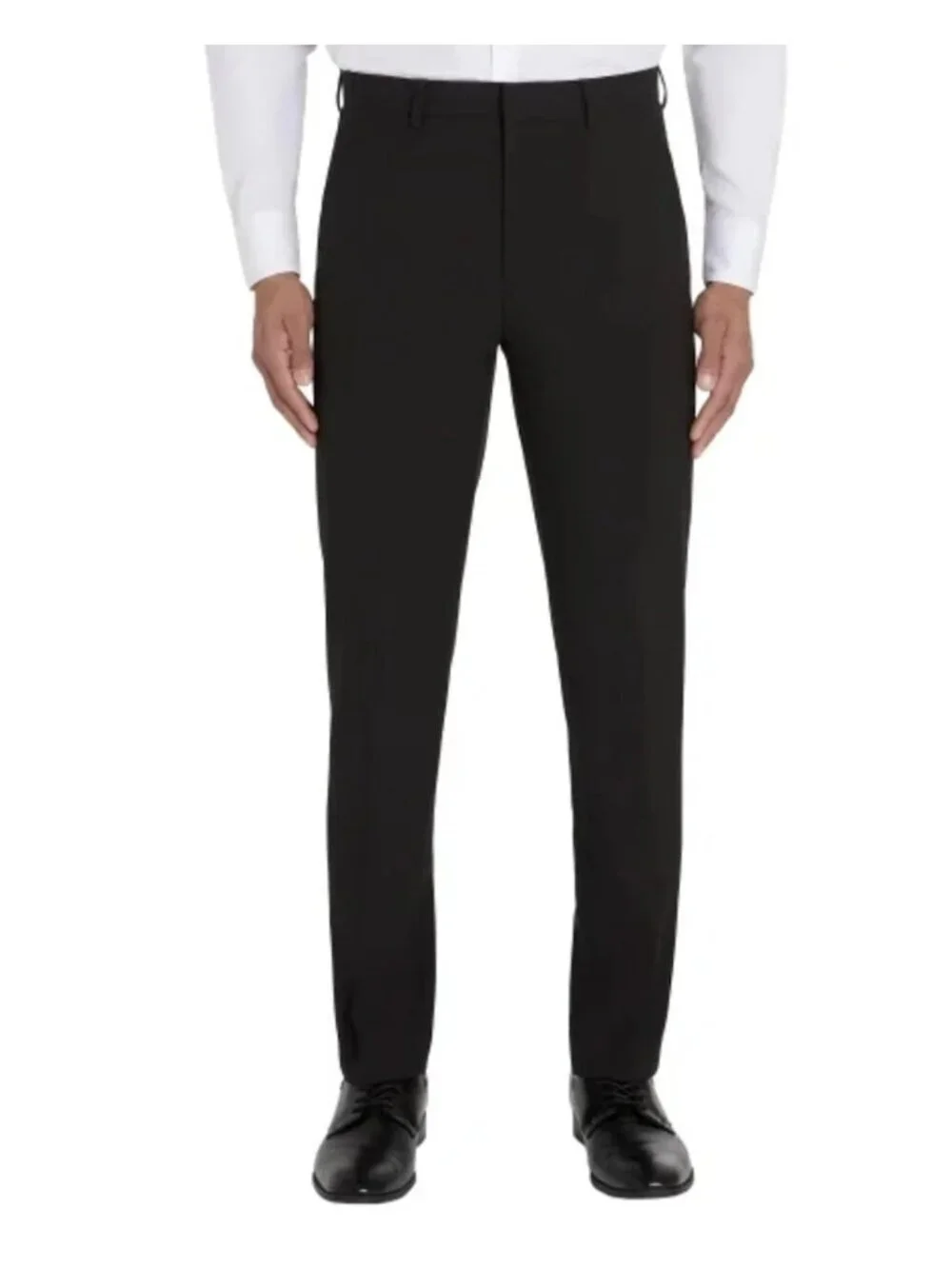 Calvin Klein Men's 38x30 Slim Fit Black Dress Pants Four-Way Stretch Flex K1341